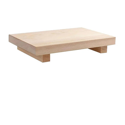 Wooden coffee tray with 'Wood color' label on a white background