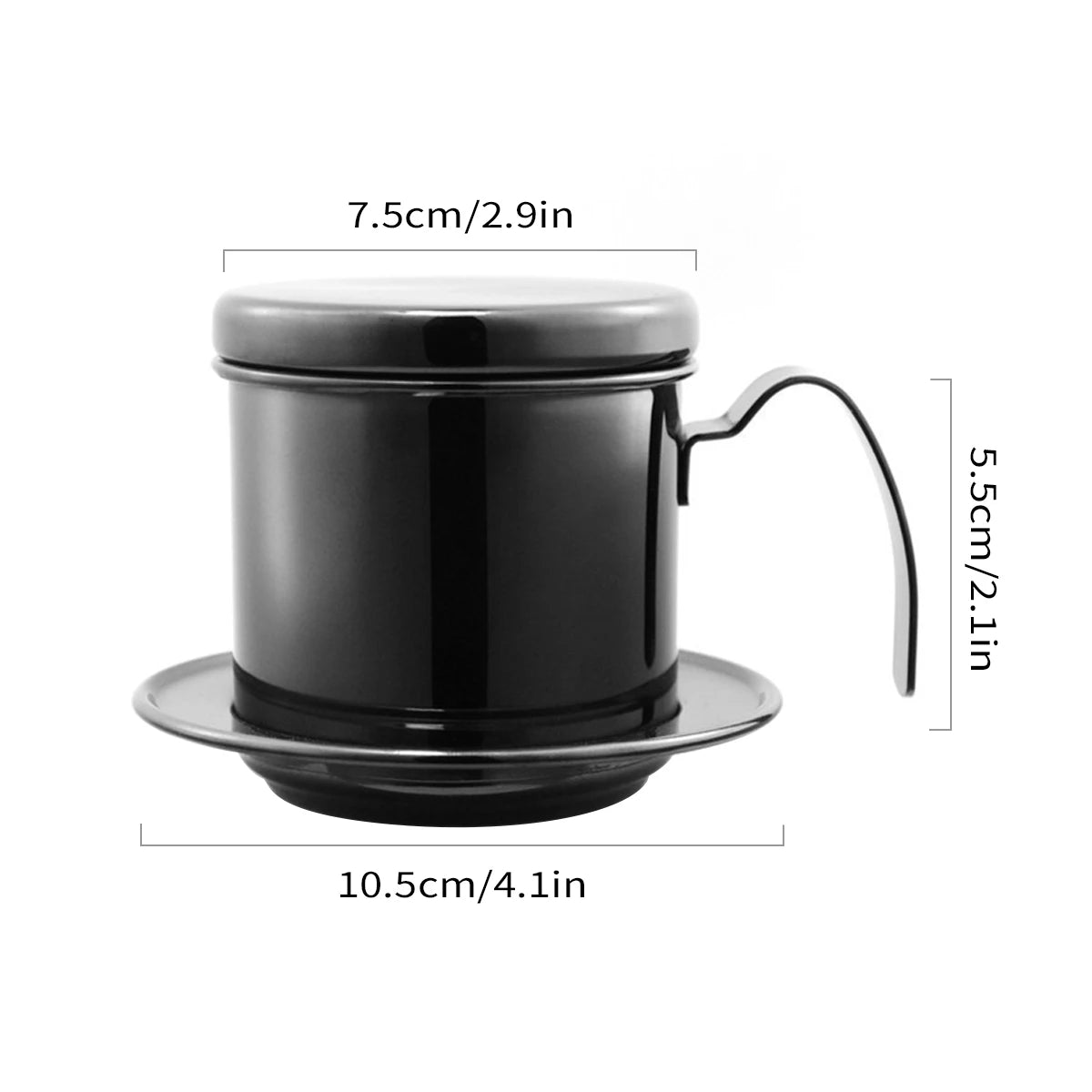 Black Vietnamese Coffee MakerUtensils for Coffee