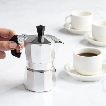 Classic Aluminium Moka Pot (5 Sizes)Utensils for Coffee