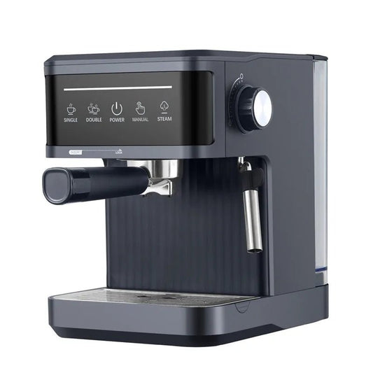 Compact 20 - Bar Stainless Steel Espresso Machine in Black Color with Automatic Milk FrotherUtensils for Coffee