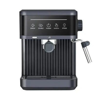Compact 20 - Bar Stainless Steel Espresso Machine in Black Color with Automatic Milk FrotherUtensils for Coffee