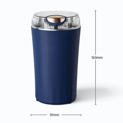 Compact Blue Electric Blade Coffee GrinderUtensils for Coffee