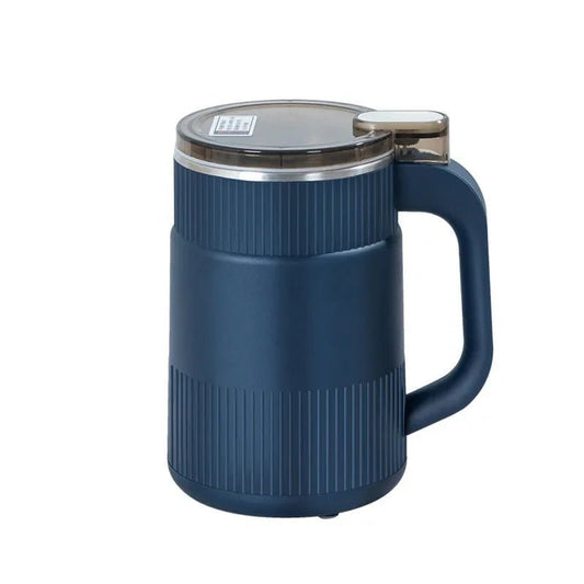 Compact Blue Electric Blade Coffee Grinder with HandleUtensils for Coffee