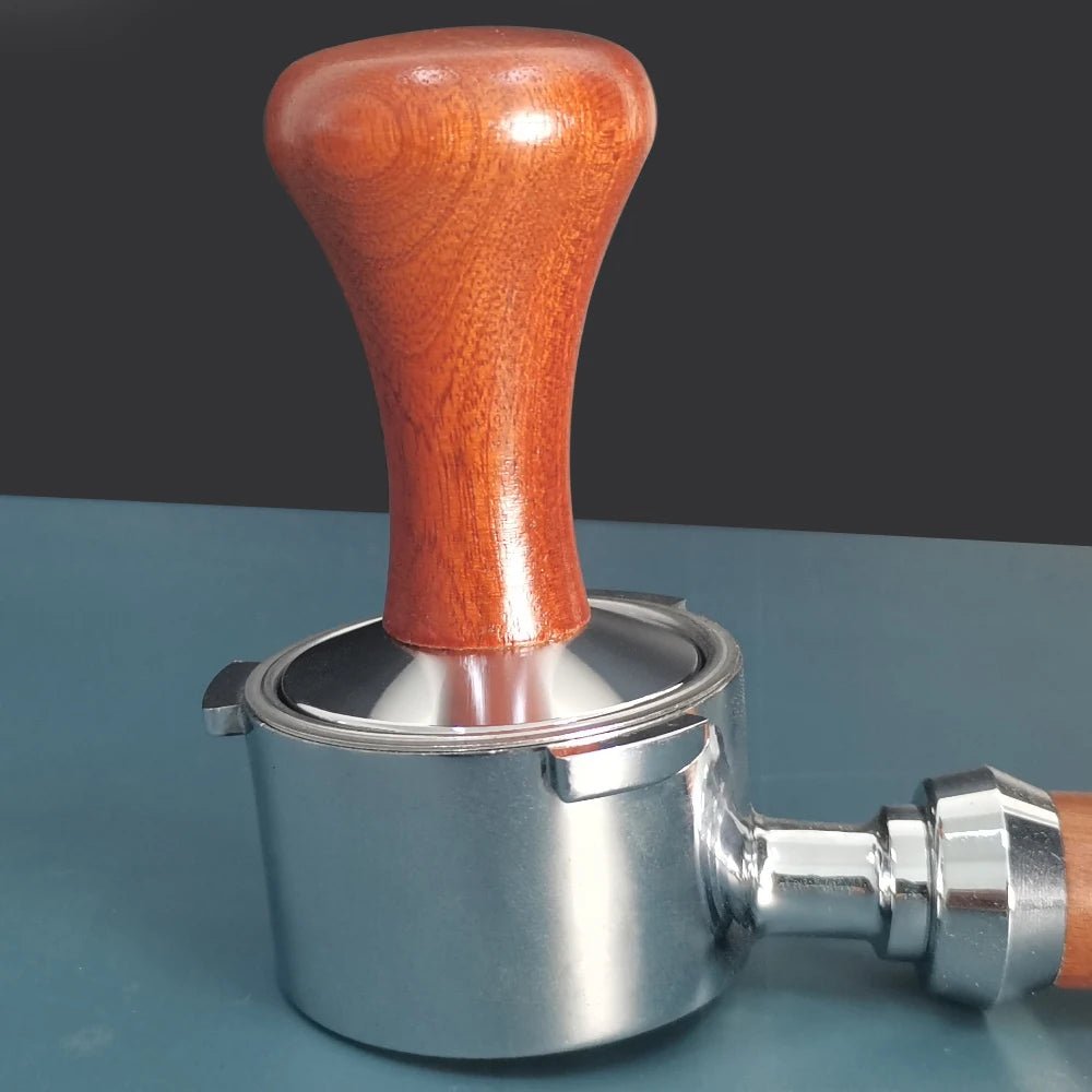 Espresso Coffee Tamper - Aluminum with Rose Wood Handle (3 Sizes)Utensils for Coffee