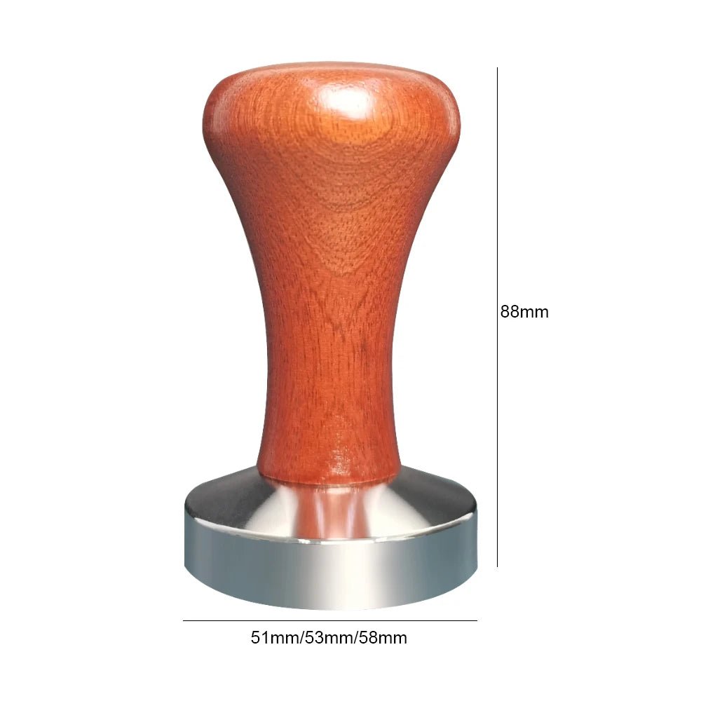 Espresso Coffee Tamper - Aluminum with Rose Wood Handle (3 Sizes)Utensils for Coffee