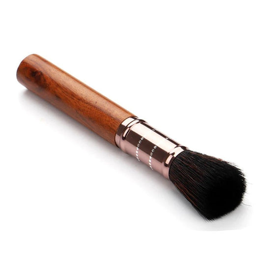 Exquisite Rosewood Round Barista BrushUtensils for Coffee