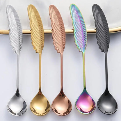 Feather - Shaped Coffee SpoonUtensils for Coffee