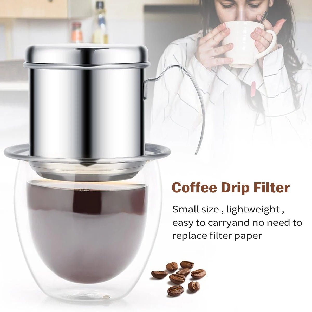 Golden Vietnamese Coffee MakerUtensils for Coffee