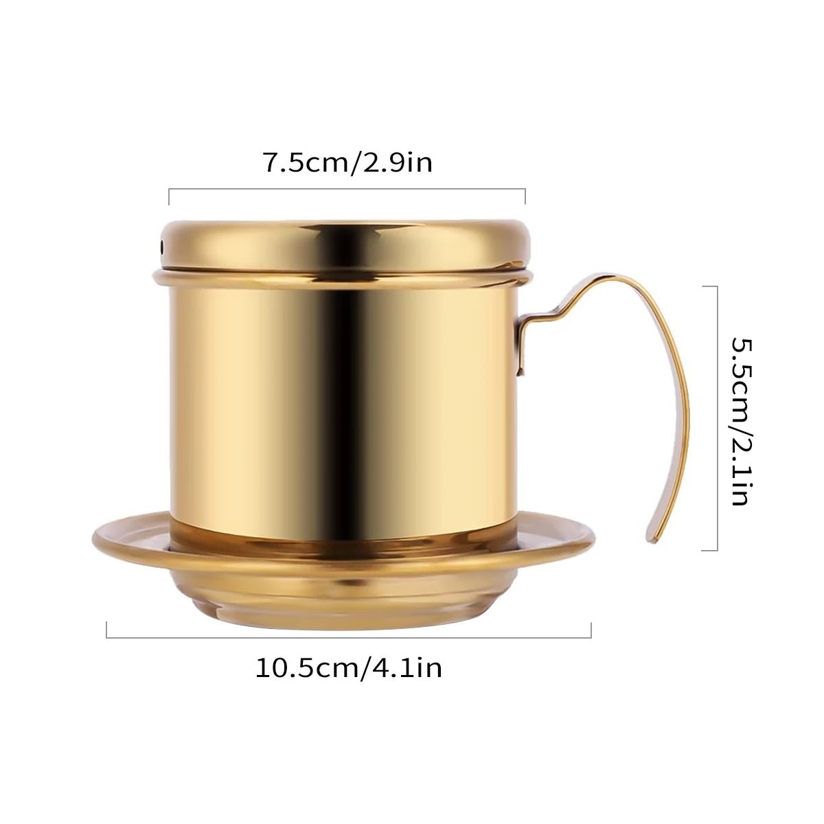 Golden Vietnamese Coffee MakerUtensils for Coffee