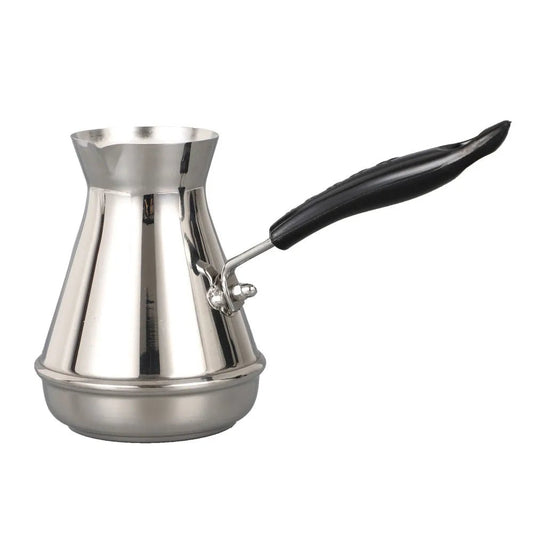 Long Handle Stainless Steel Turkish Coffee Pot (3 Sizes)Utensils for Coffee