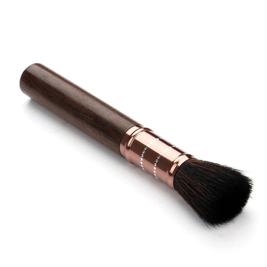 Professional Ebony Wood Round Barista BrushUtensils for Coffee