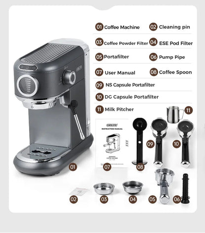 Versatile 4 - in - 1 Espresso MachineUtensils for Coffee