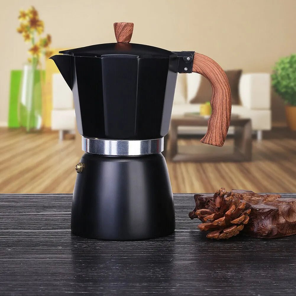 Vintage Black Moka Pot (2 Sizes)Utensils for Coffee