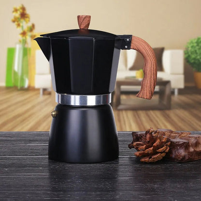 Vintage Black Moka Pot (2 Sizes)Utensils for Coffee