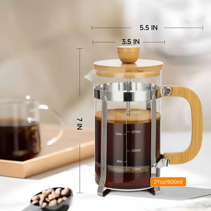 Vintage French Press Coffee Maker (2 Sizes)Utensils for Coffee