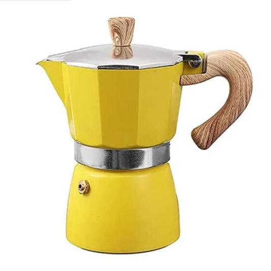 Vintage Yellow Moka Pot (2 Sizes)Utensils for Coffee