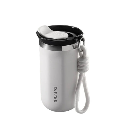 White Stainless Steel Tumbler (2 Sizes)Utensils for Coffee